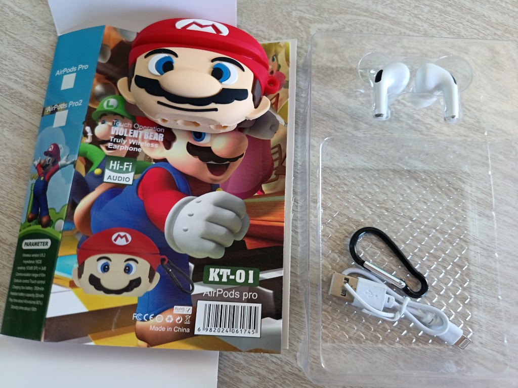 Audífonos Mario Bros KT-01