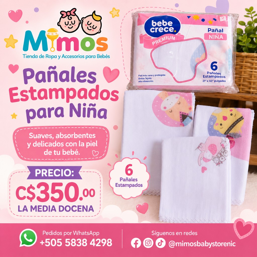 Pañal Bebecrece Niña