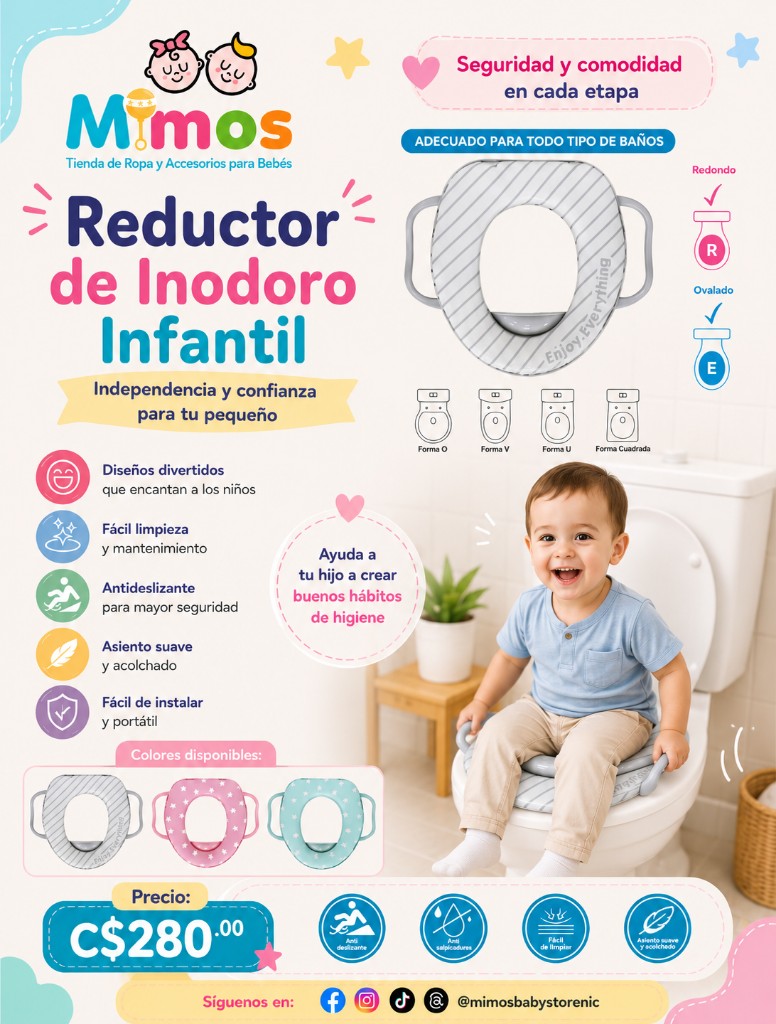 Reductores de Inodoro Infantil ®Bebesitos