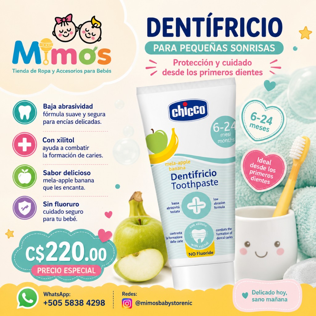 Chicco dentifricio mela-banana