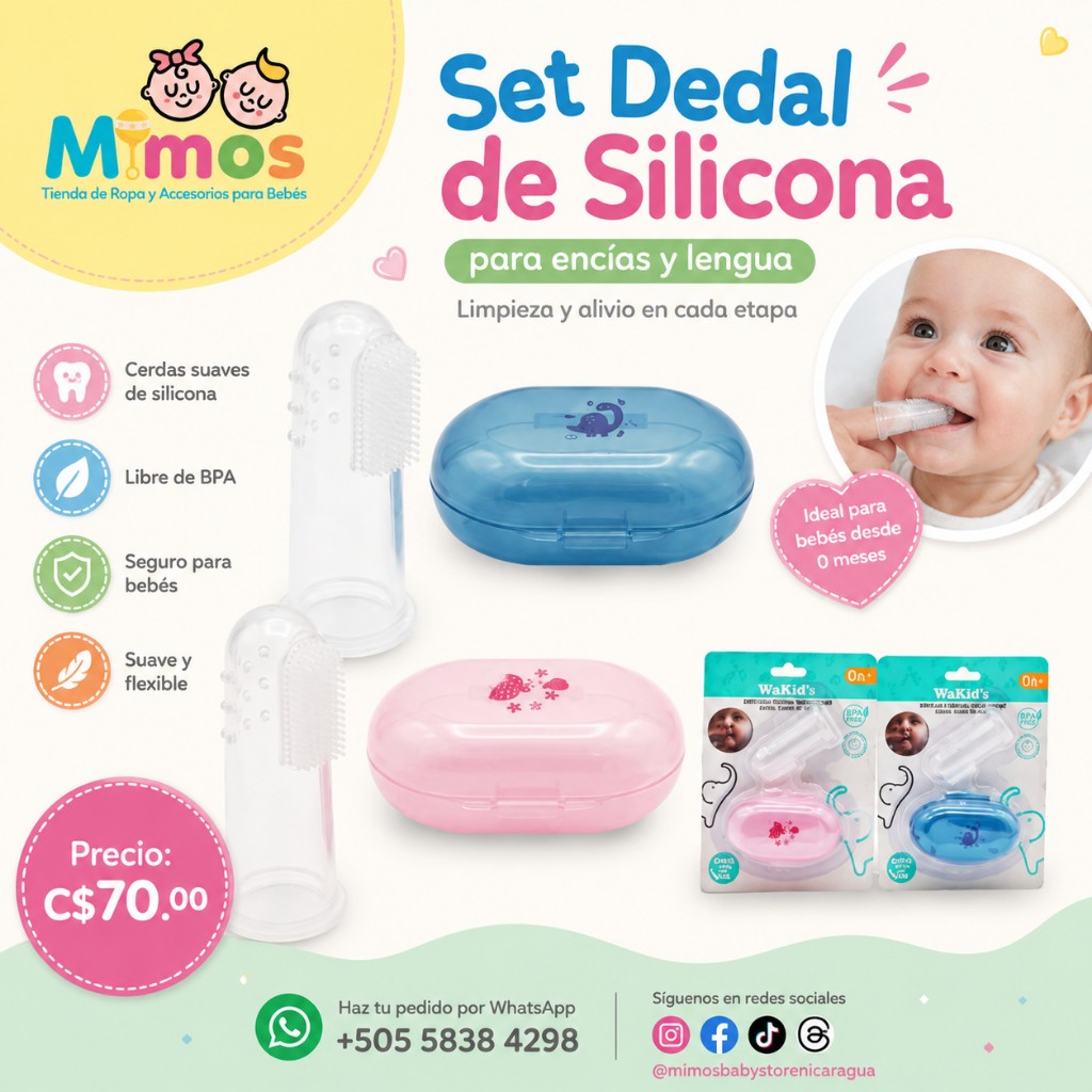 Dedal de Silicona para bebés Wakids®