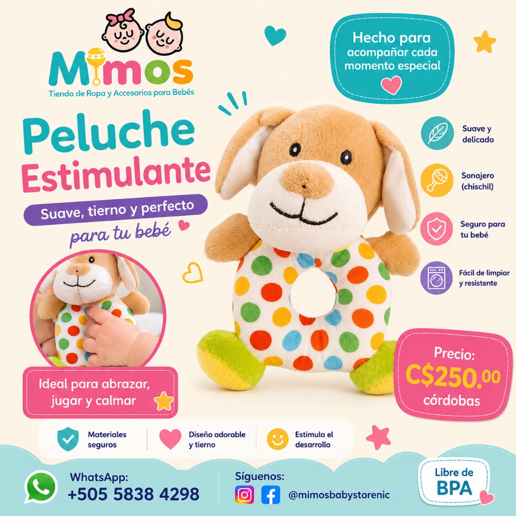 Peluche Estimulante Genial
