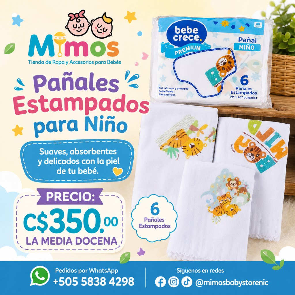 Pañal Bebecrece niño