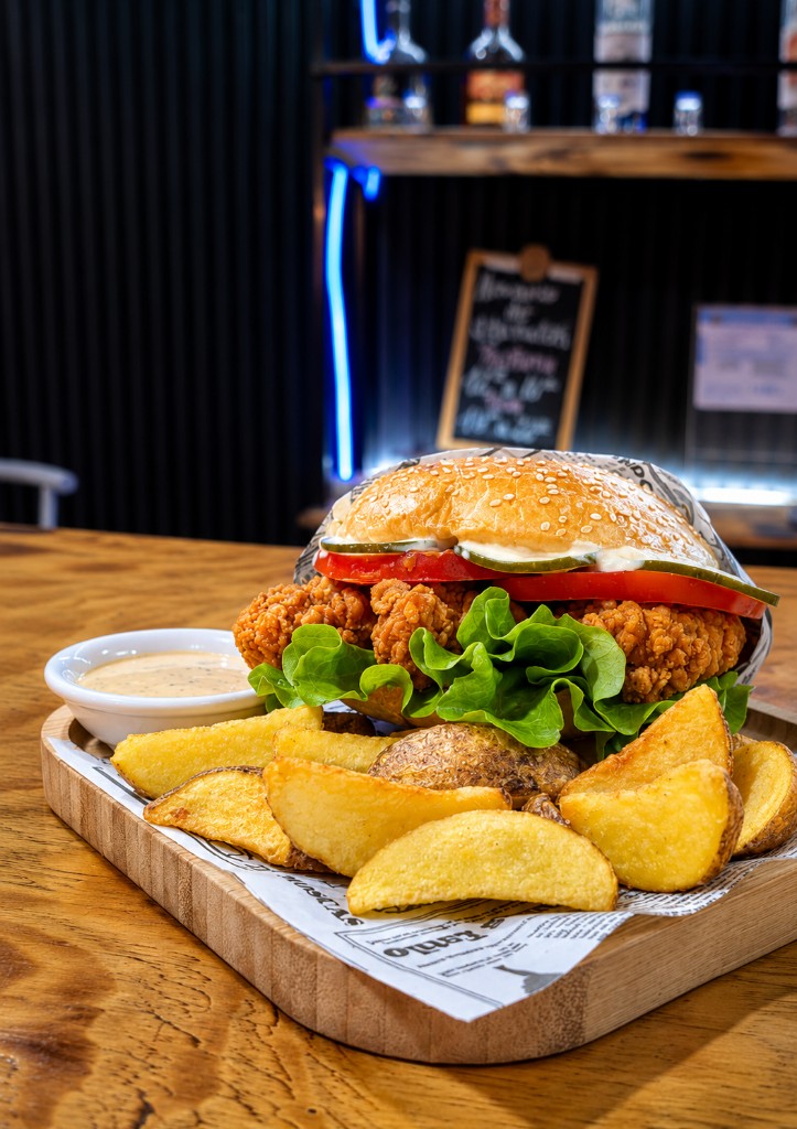 Burger chicken