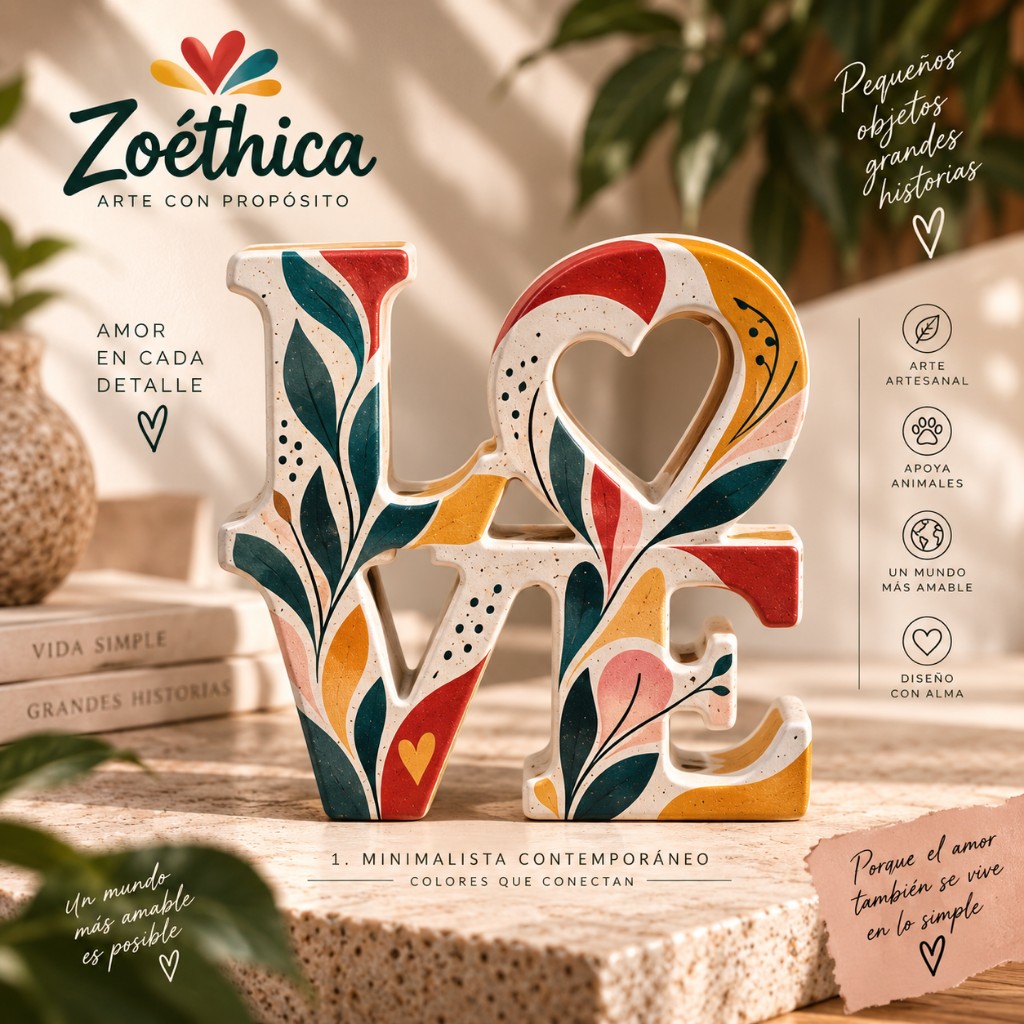 Zoethica LOVE decorativo
