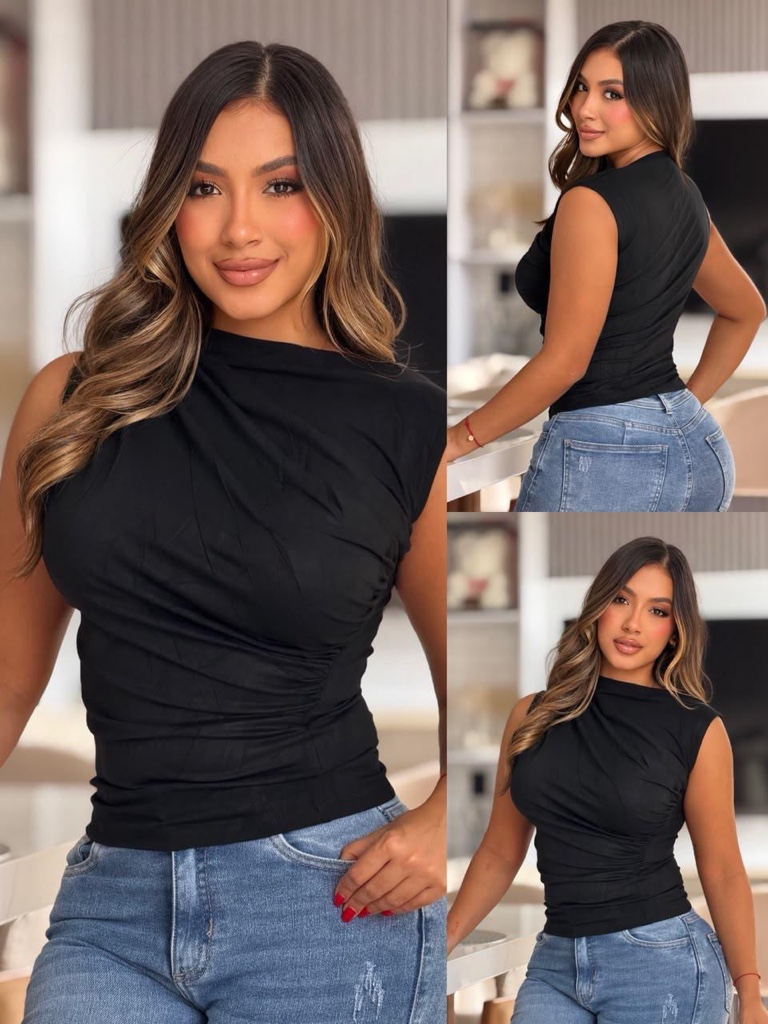 Blusa importada negra