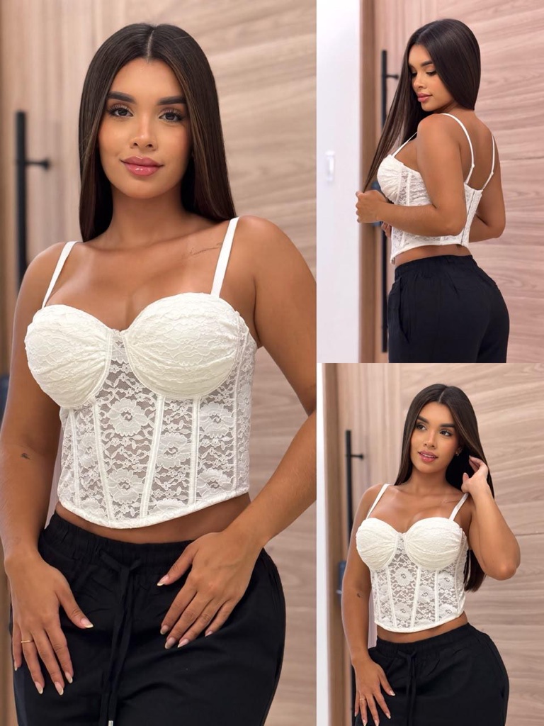 Corset blanco S