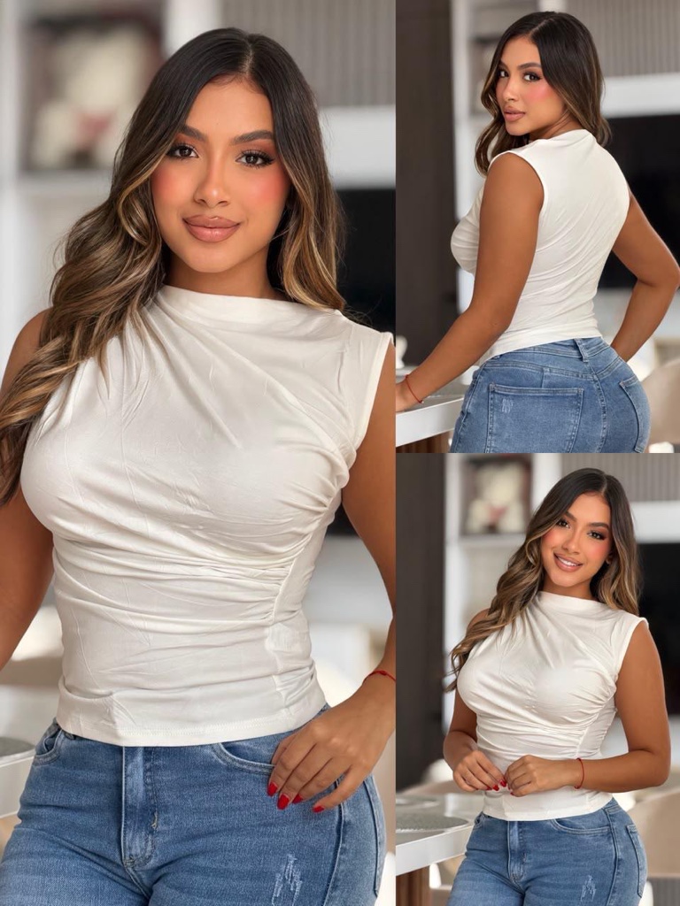 Blusa importada blanca