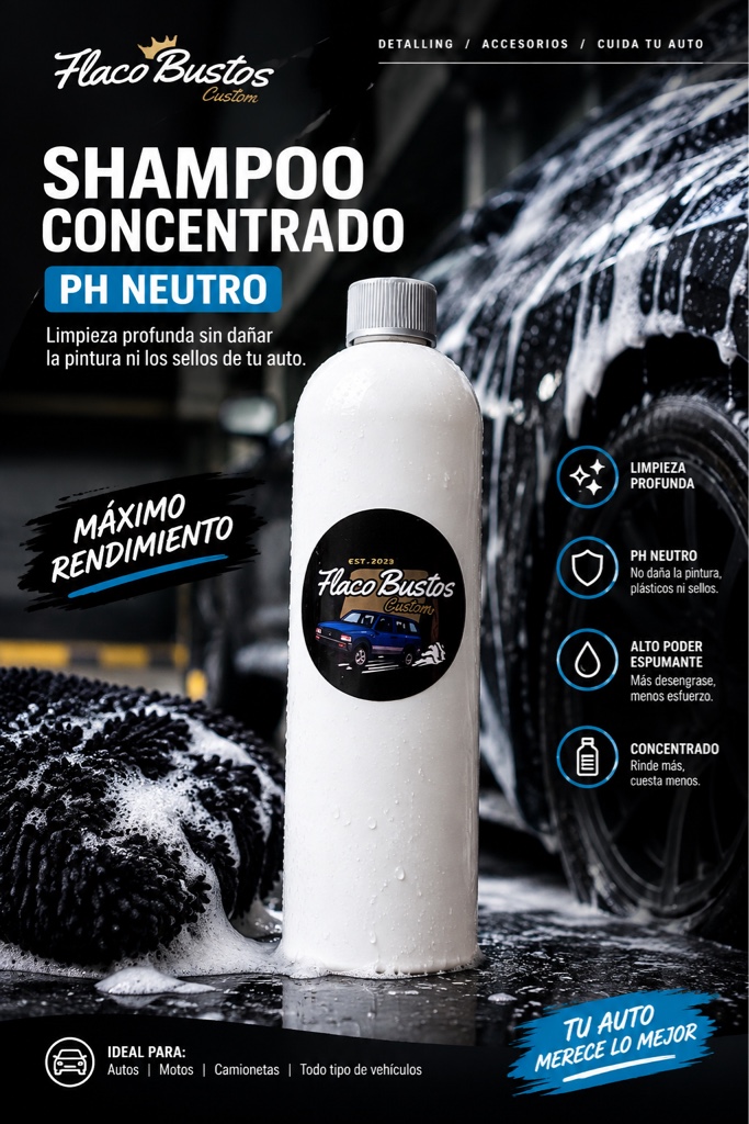 Shampoo Ultra concentrado pH neutro