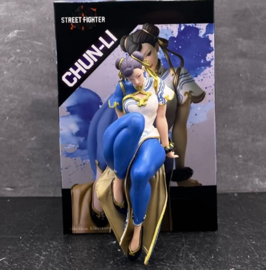 figura - Chun Lee sentada - Streeth Figther - 16 cm sltura - 100836