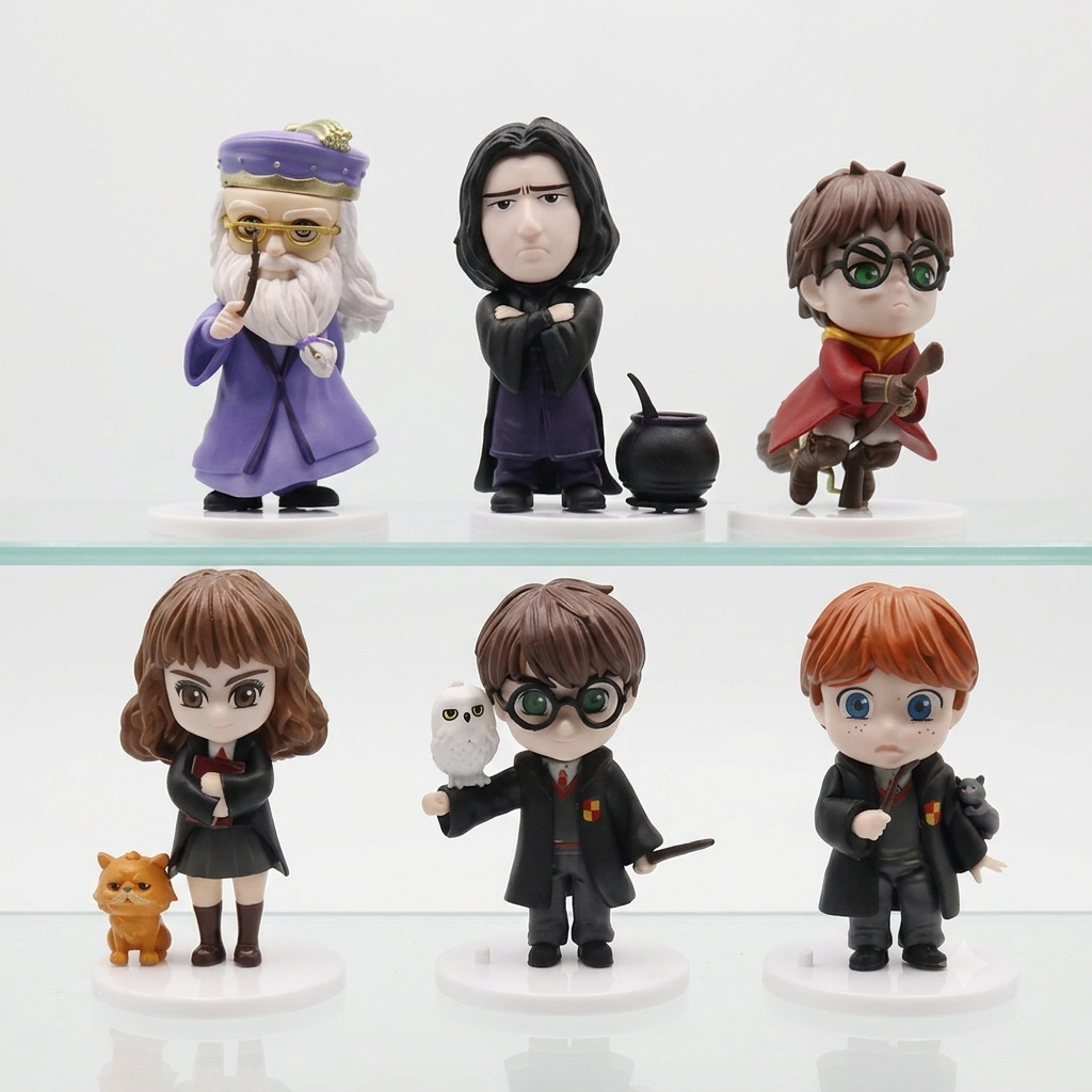 Colección x 3 - Harry potter - tipo nendodoid - 100909