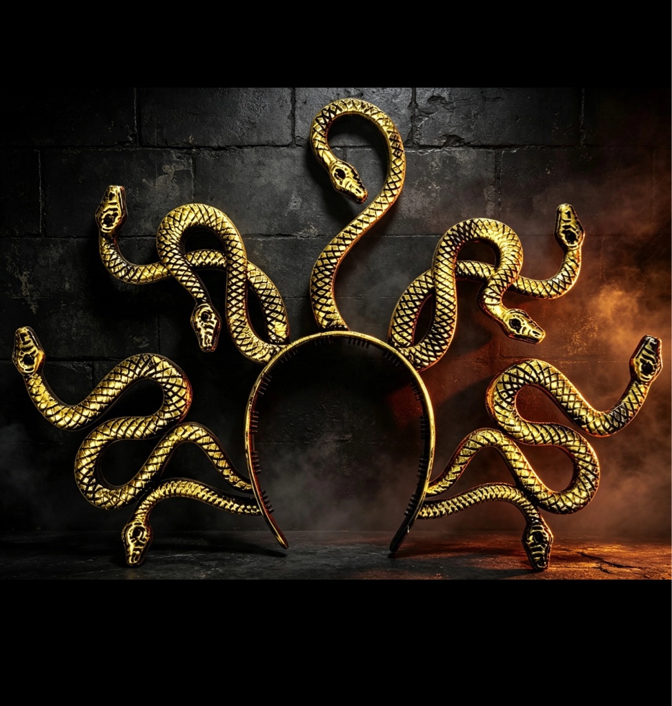 Diadema dorada de Medusa - 900256
