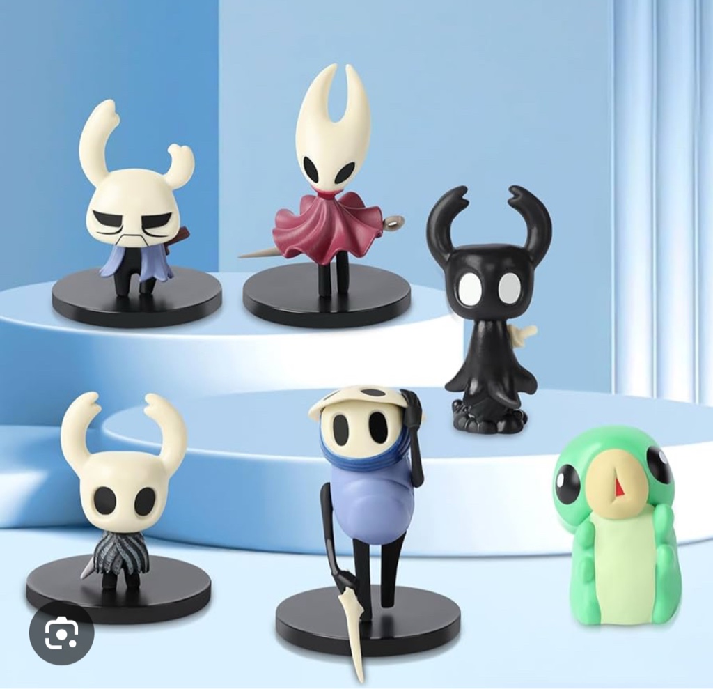 Coleccion x 3 - Hollow Knight - base negra - 100477