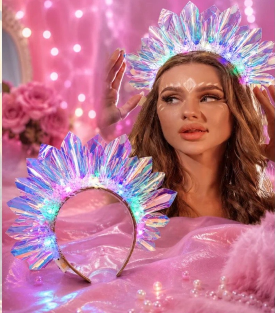 Diadema luz Led - Corona - 900269