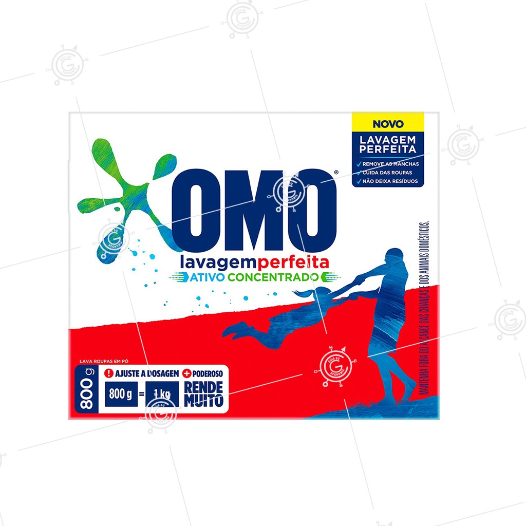 Jab.Polvo OMO 800g caja