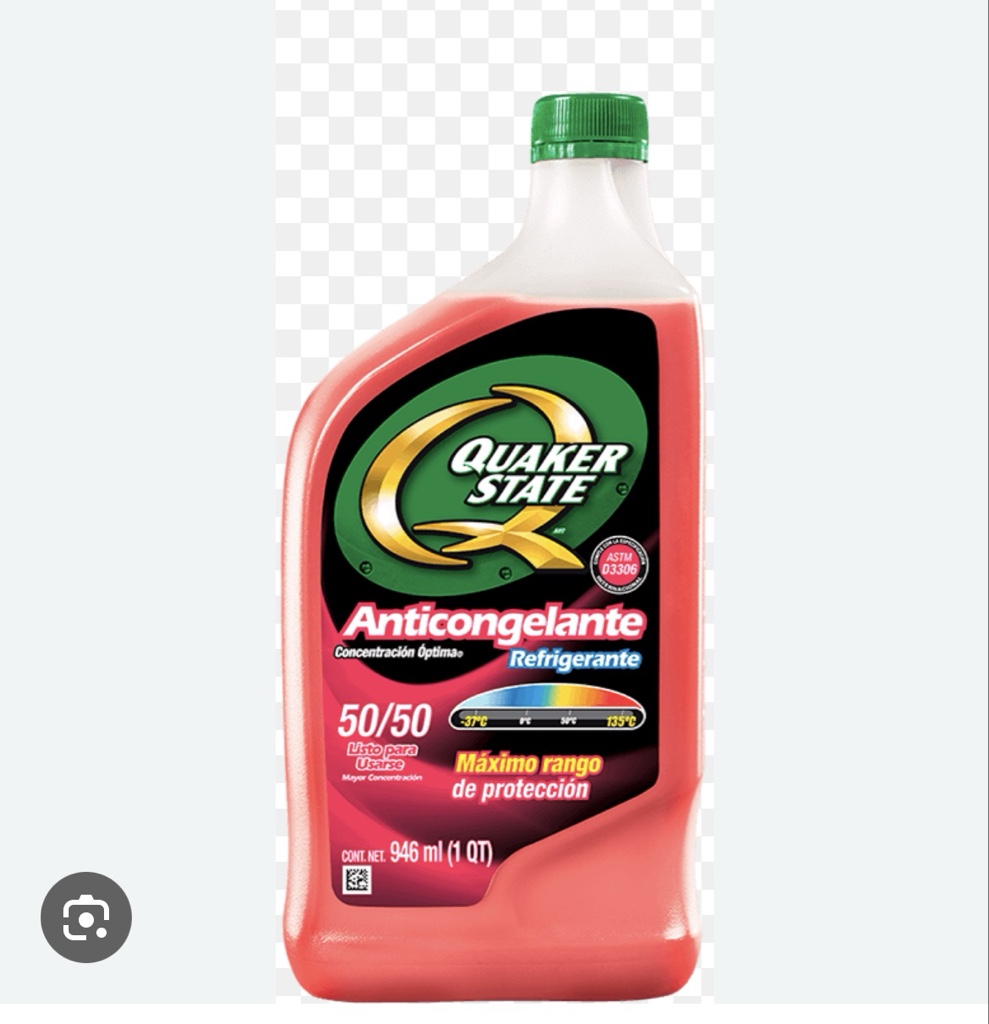anticongelante Quaker State Concentración Ideal 50% 946 mL
