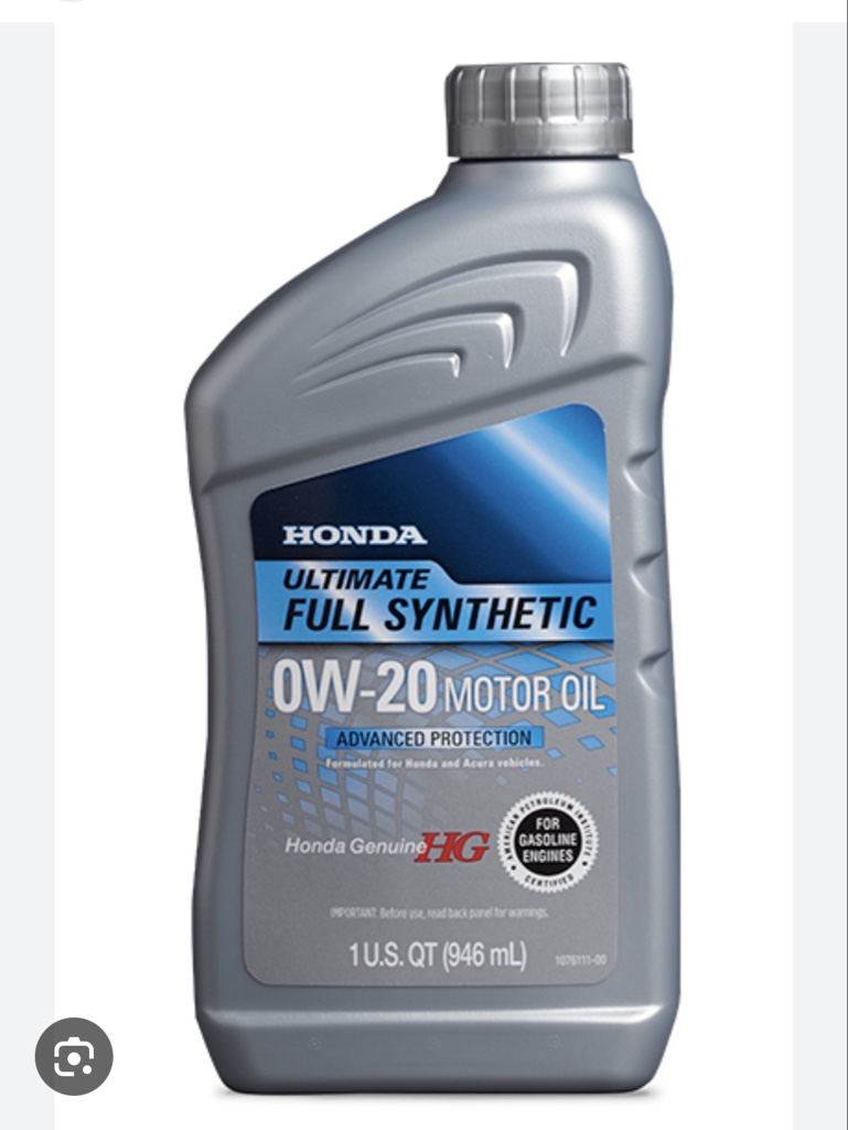 1CL ACEITE 0W20 HONDA FULL SYNTHETiC