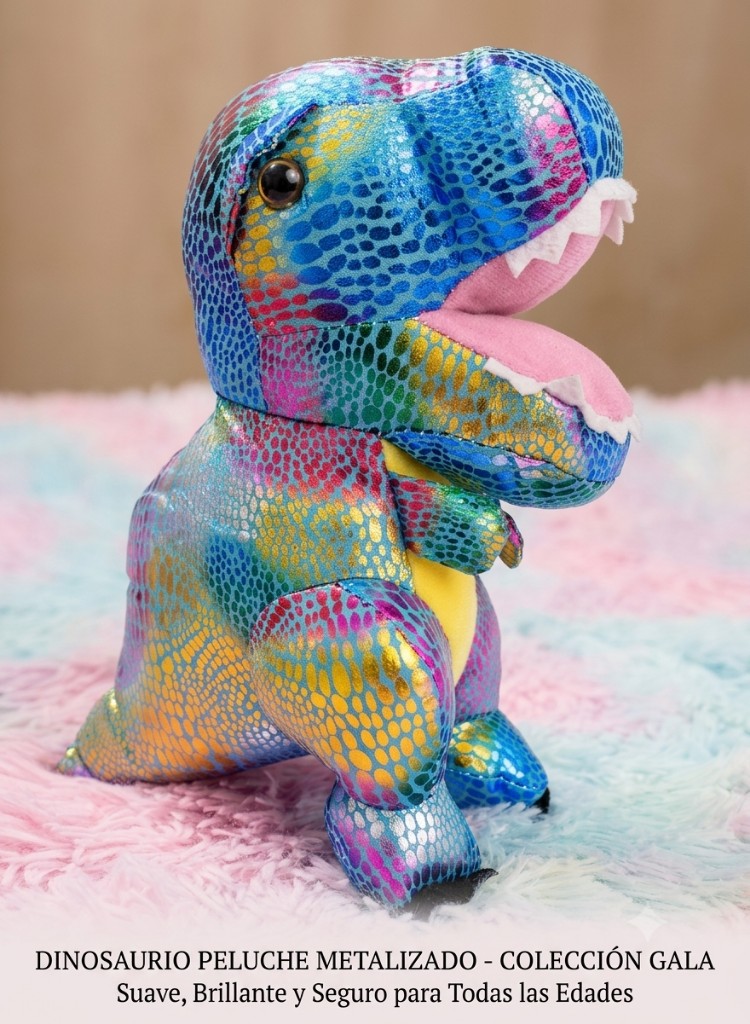 Peluche Dinosaurio metalizado