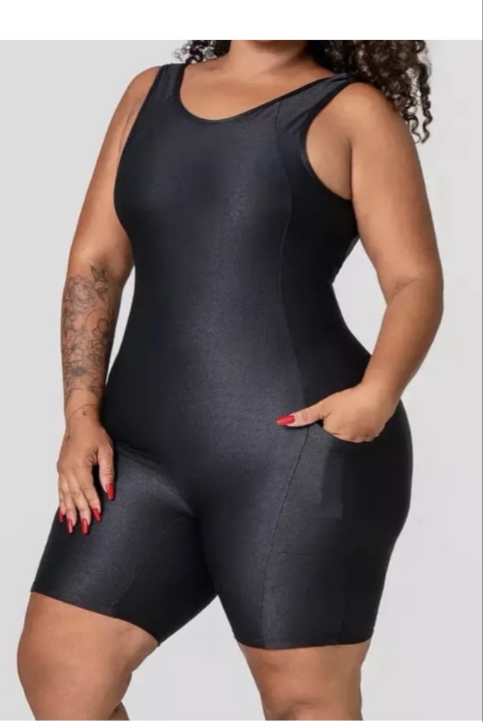 Macacão fitness plus