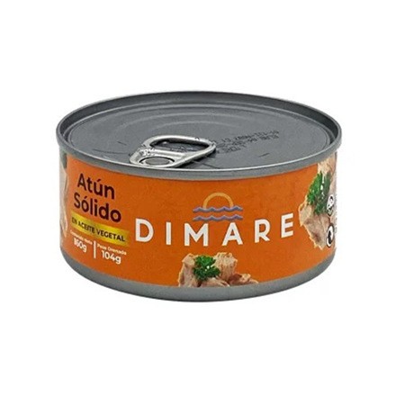 ATUN SOLIDO EN ACEITE VEGETAL DIMARE
