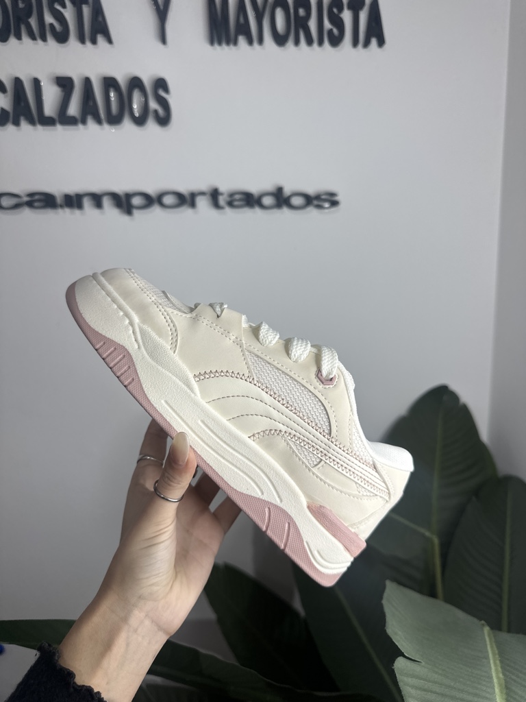 Puma 180 rosa y beige
