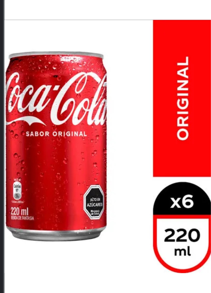 Pack Coca Cola 220 x6 Unid