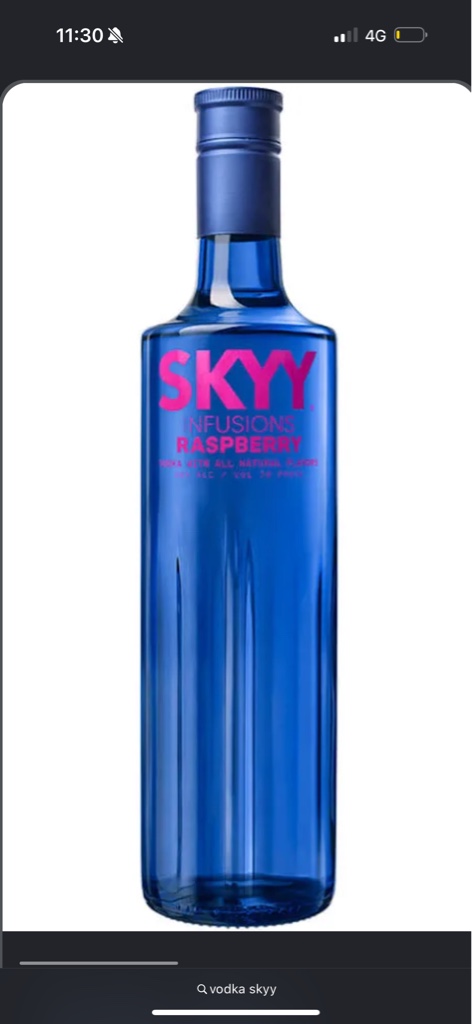 Vodka Skyy Raspberry 750 cc
