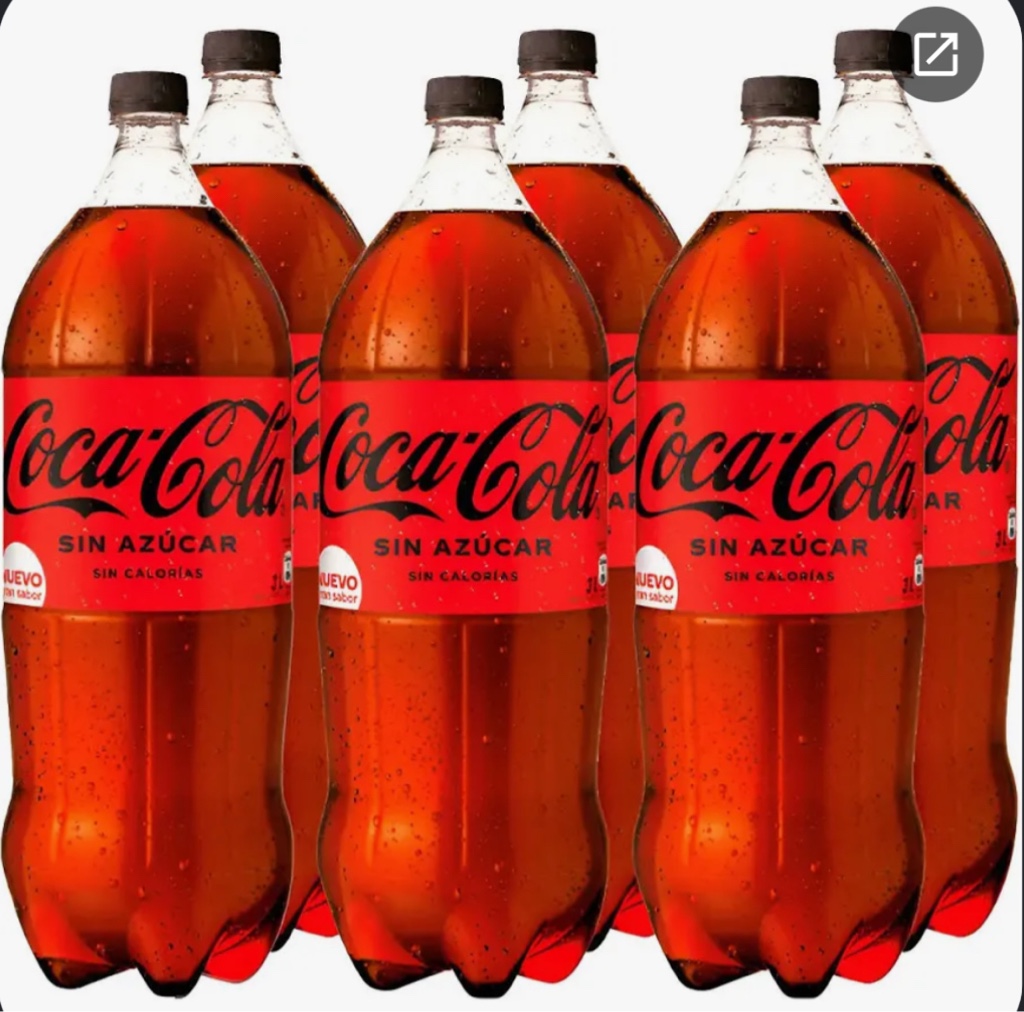 Pack Coca Zero 3 Lt x6
