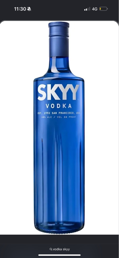 Vodka Skyy Clásico 750 cc