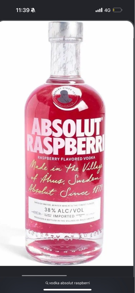 Absolut Raspberri 750 cc