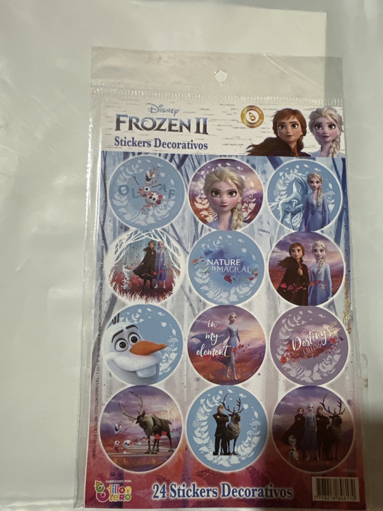 STICKERS AUTOADHESIVOS FROZEN X24