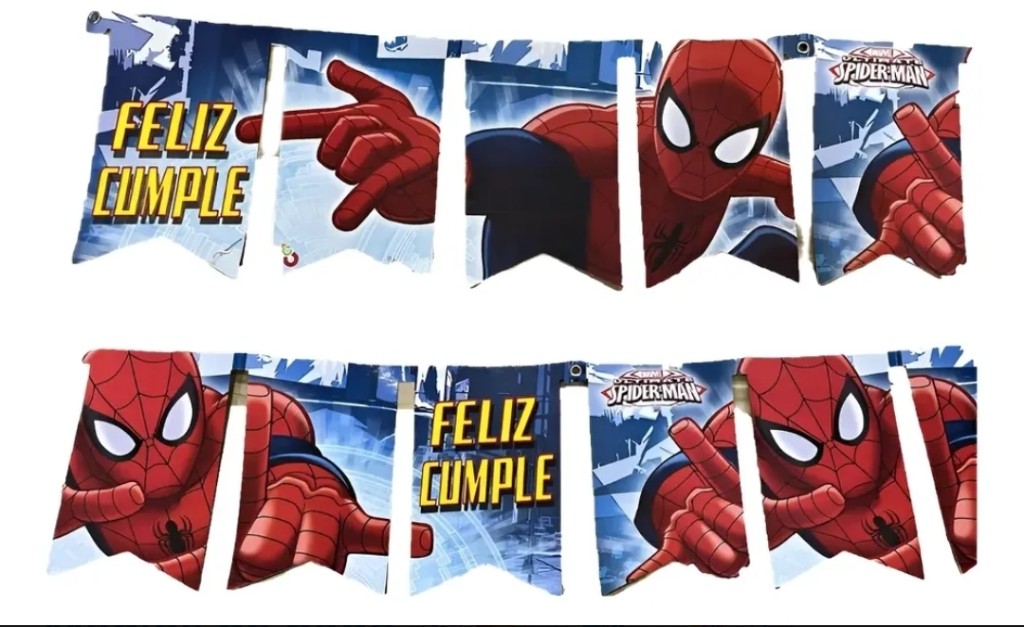 BANDERIN SPIDERMAN