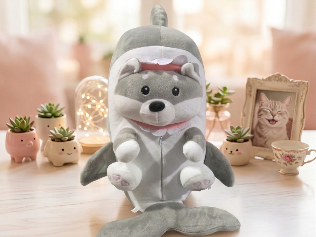 Tiburon Lobito con manta (45cm)
