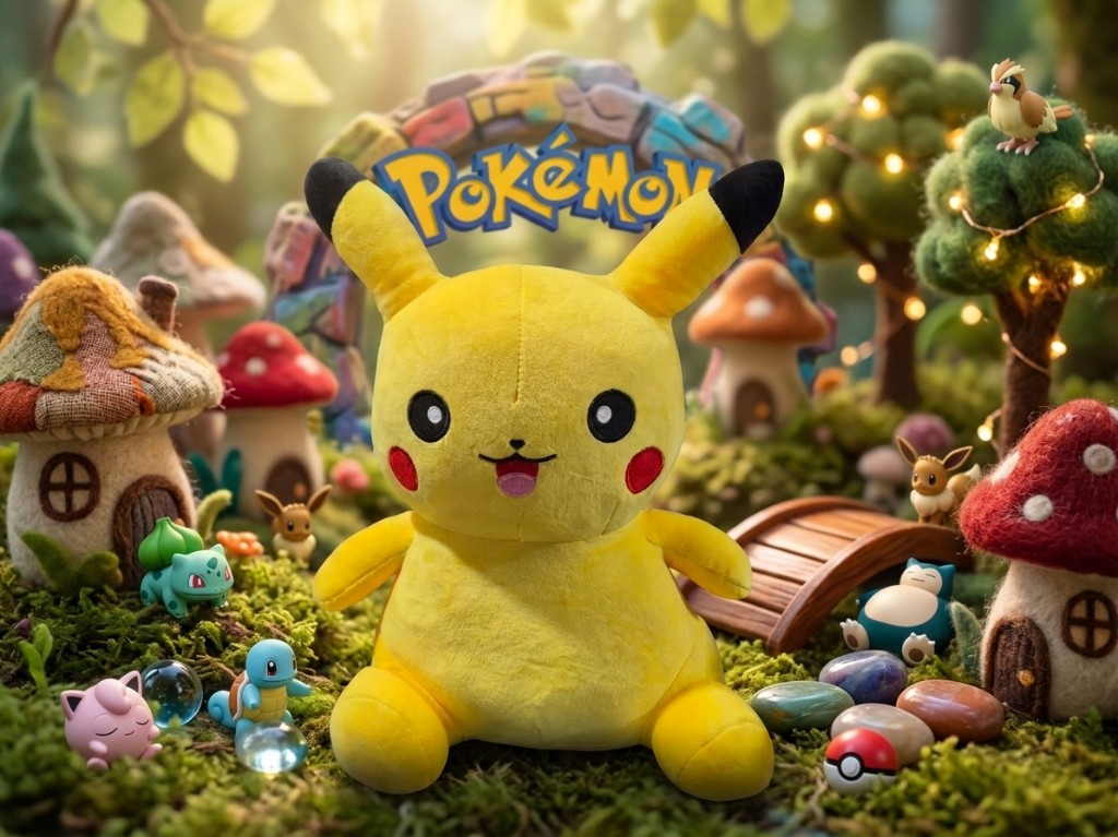 Pikachu con manta ( 45cm)