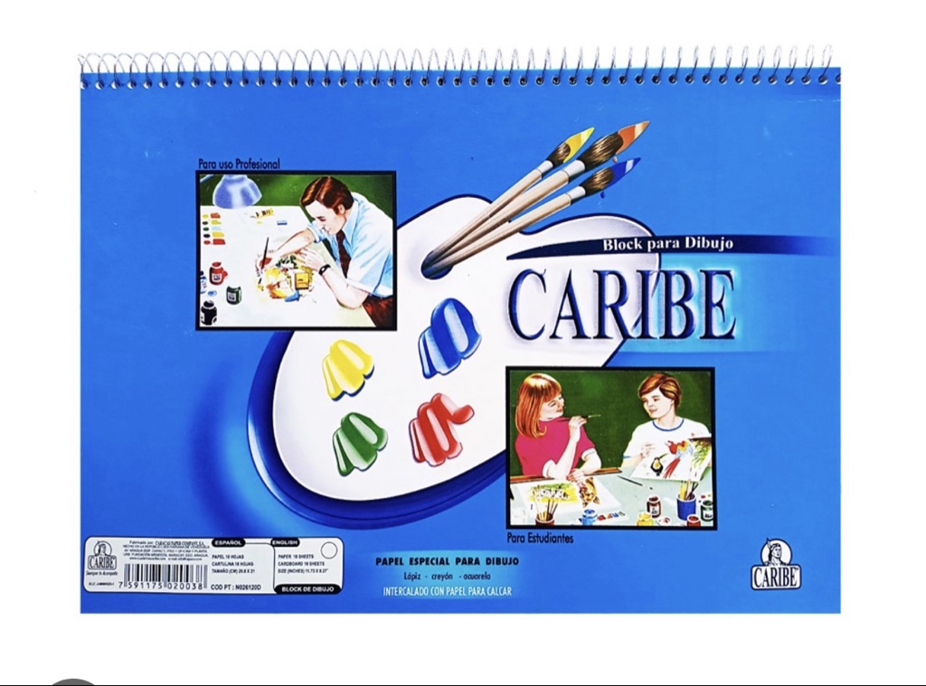 Block de Dibujo Caribe