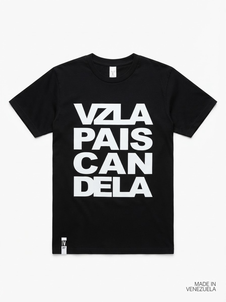 Franela Talla XL VZLA PAÍS CANDELA