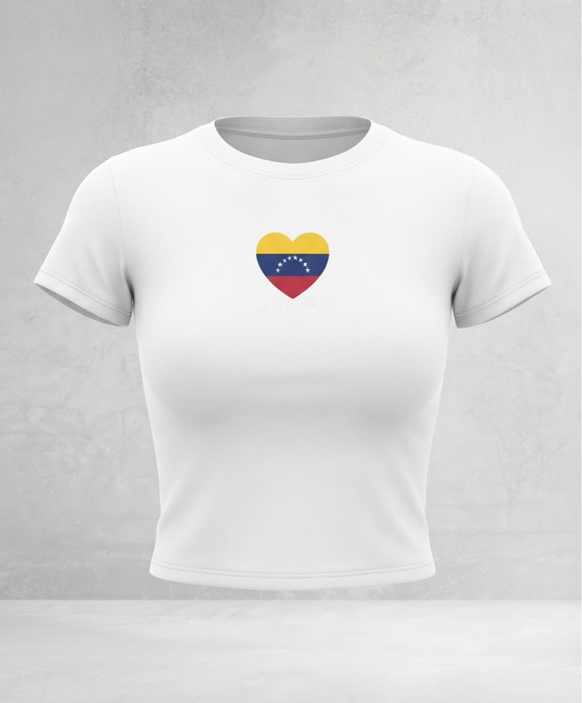 Crop Top  Corazón 🇻🇪 L