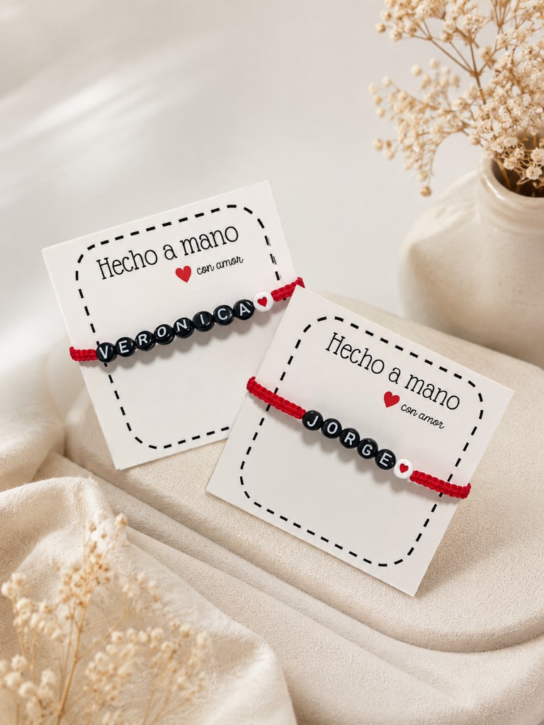 Pulsera hilo roja personalizada
