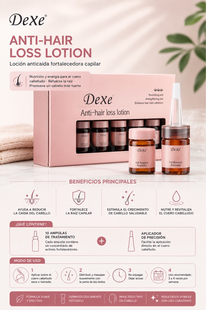 DeXe loción anticaída