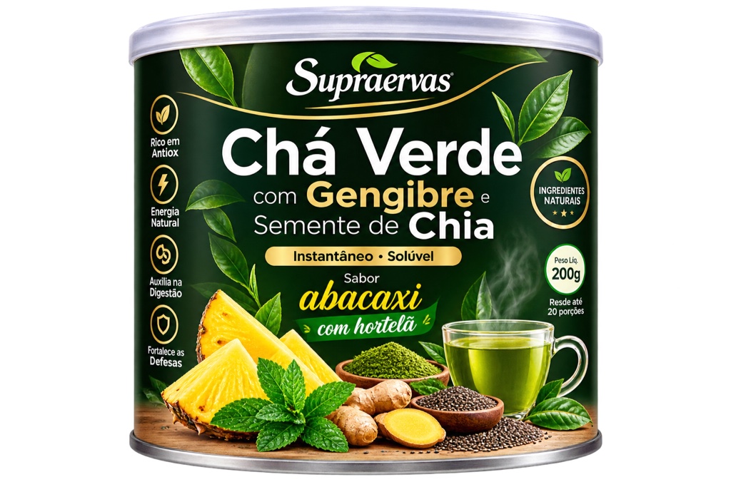 Supraervas Chia Verde abacaxi