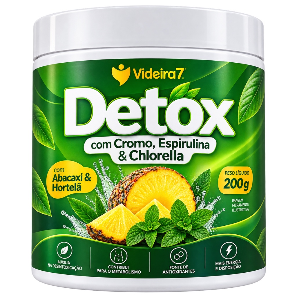 Videira7 Detox Abacaxi e Hortelã 200g