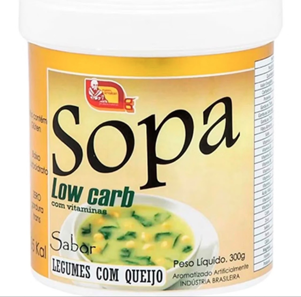 Sopa Low Carb Legumes con Queijo 300g