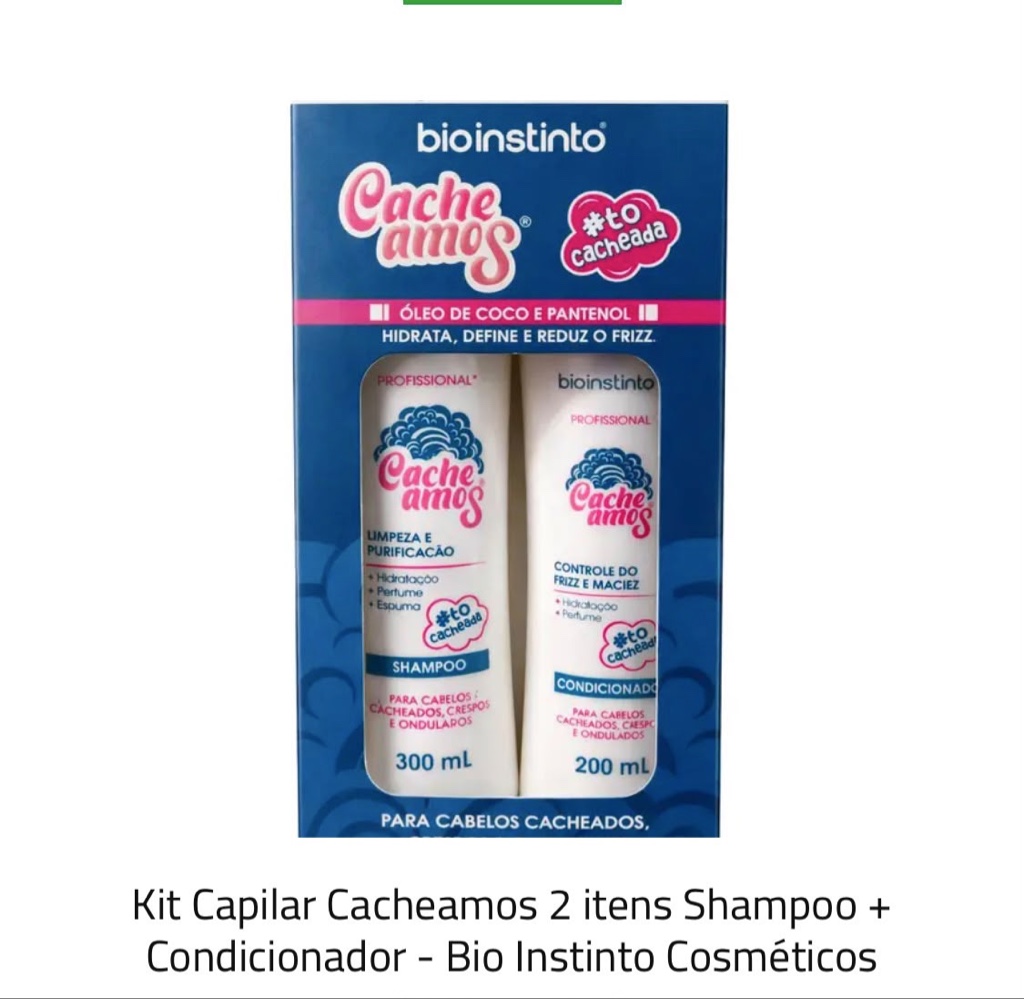 Bio Instinto Cacheamos kit capilar