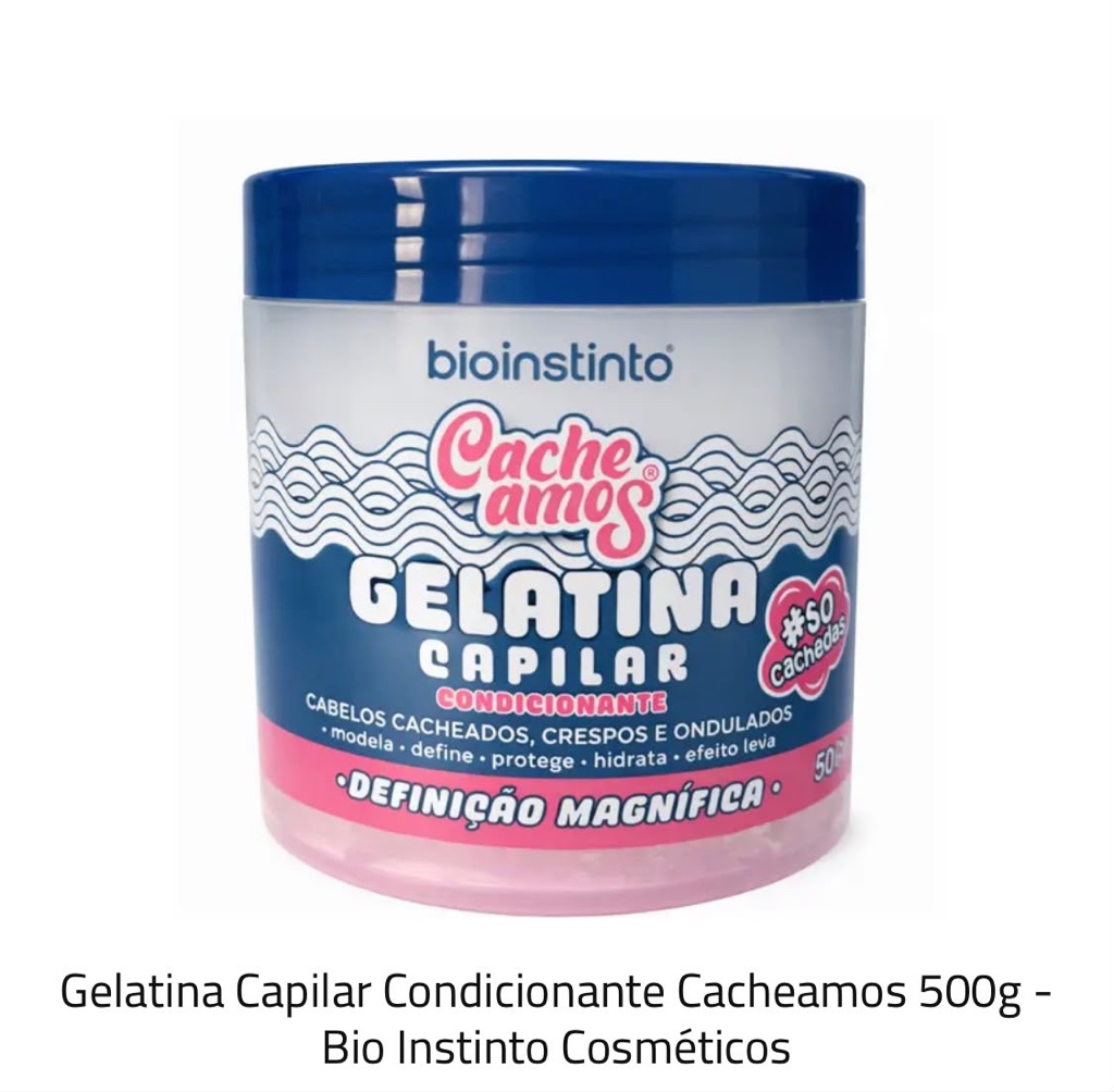 Cacheamos Gelatina Capilar 500g