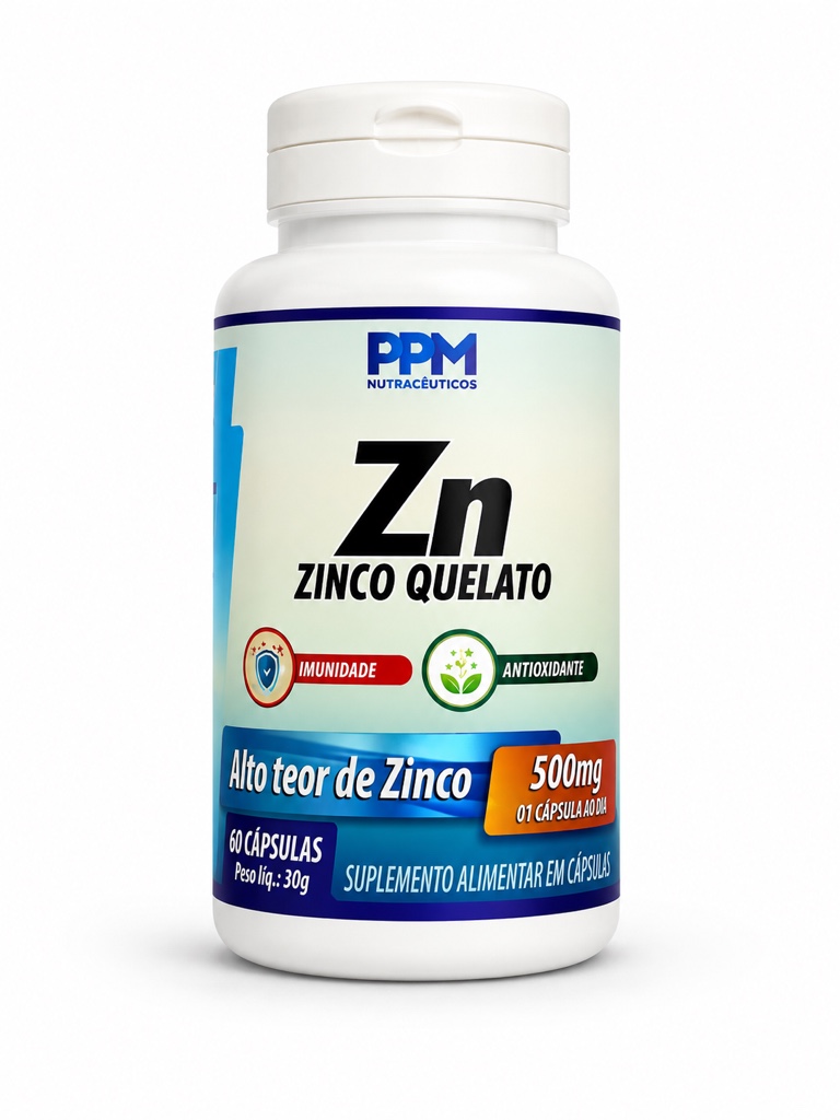 PPM Zinco Quelato 500mg