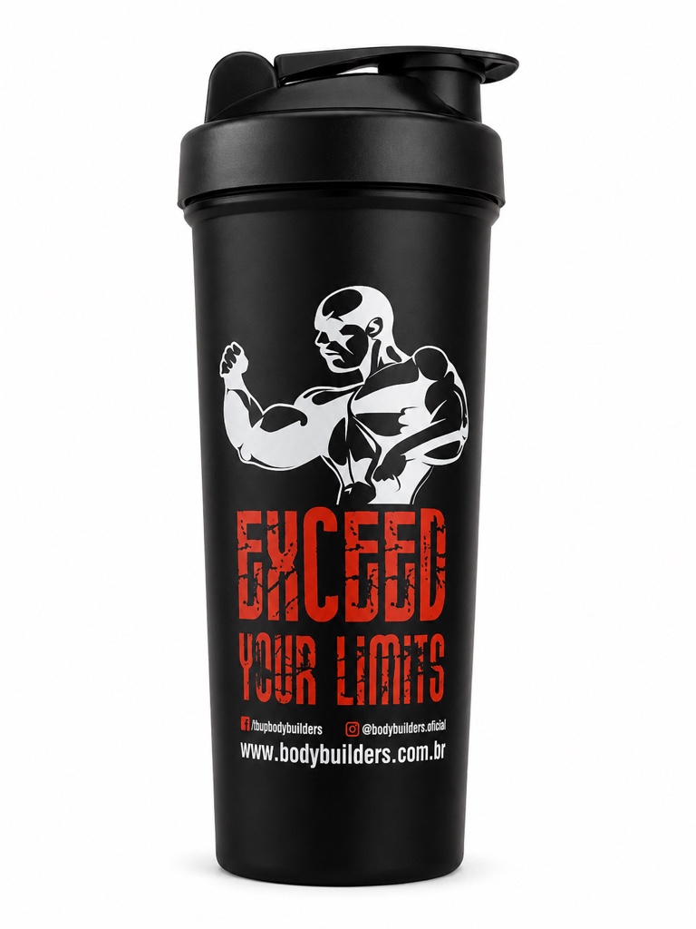 Bodybuilders shaker negro