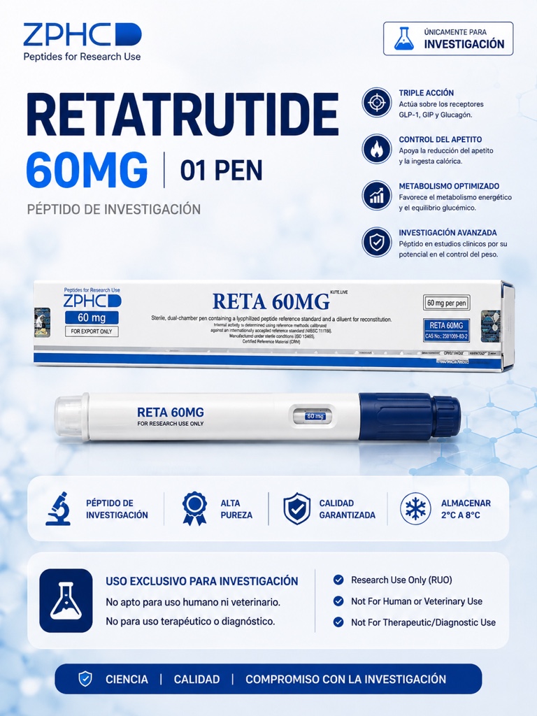 ZPHC Retatrutide 60mg
