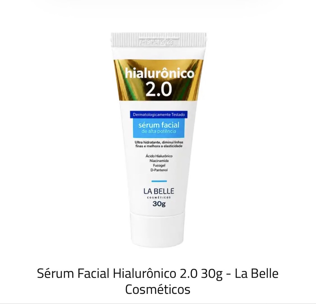 La Belle Hialurónico 2.0 sérum facial