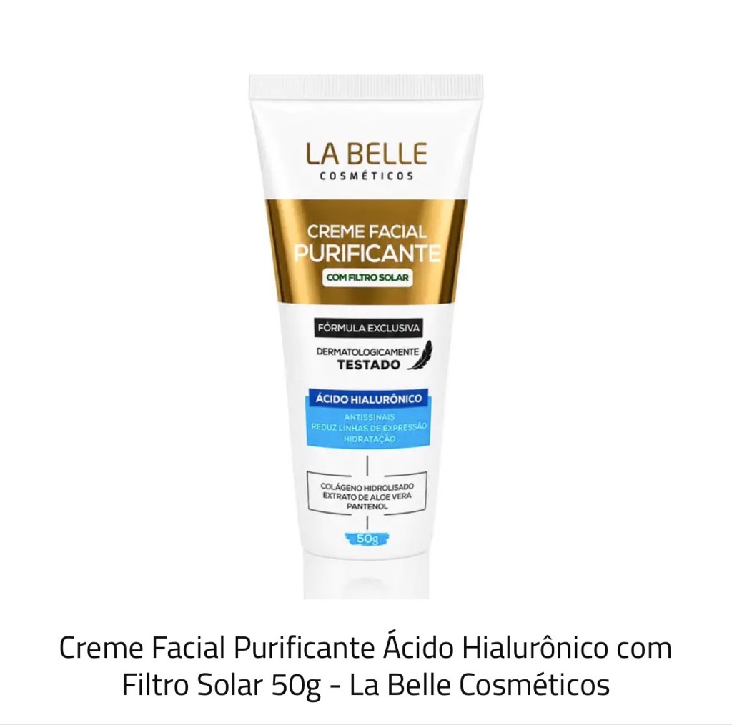 La Belle Crema Facial Purificante