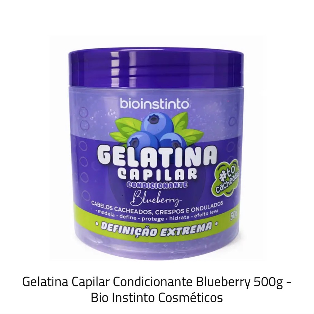 Bio Instinto Gelatina Capilar Blueberry 500g